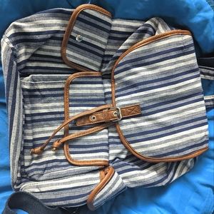 Pull string backpack